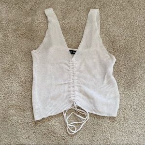 Knit crop top